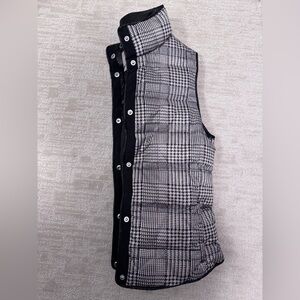 Banana Republic Monochrome Checkered/Plaid Vest